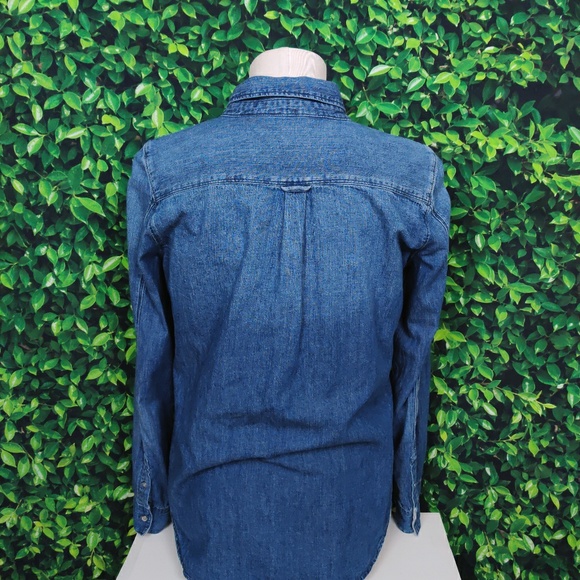 Calvin Klein Blouse (Jean Jacket Blue) - Picture 3 of 8